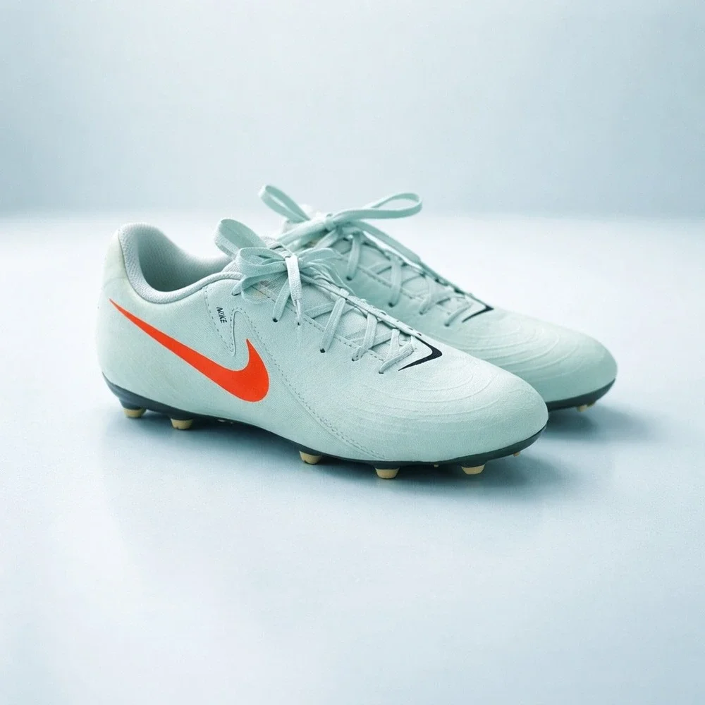 Nike Phantom GX Soccer Cleats Kids 3.5Y Blue Orange Athletic‎ Shoes Youth Sports
